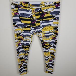 LuLaRoe Buttery Soft Taxi Cab Leggings - Tall & Curvy